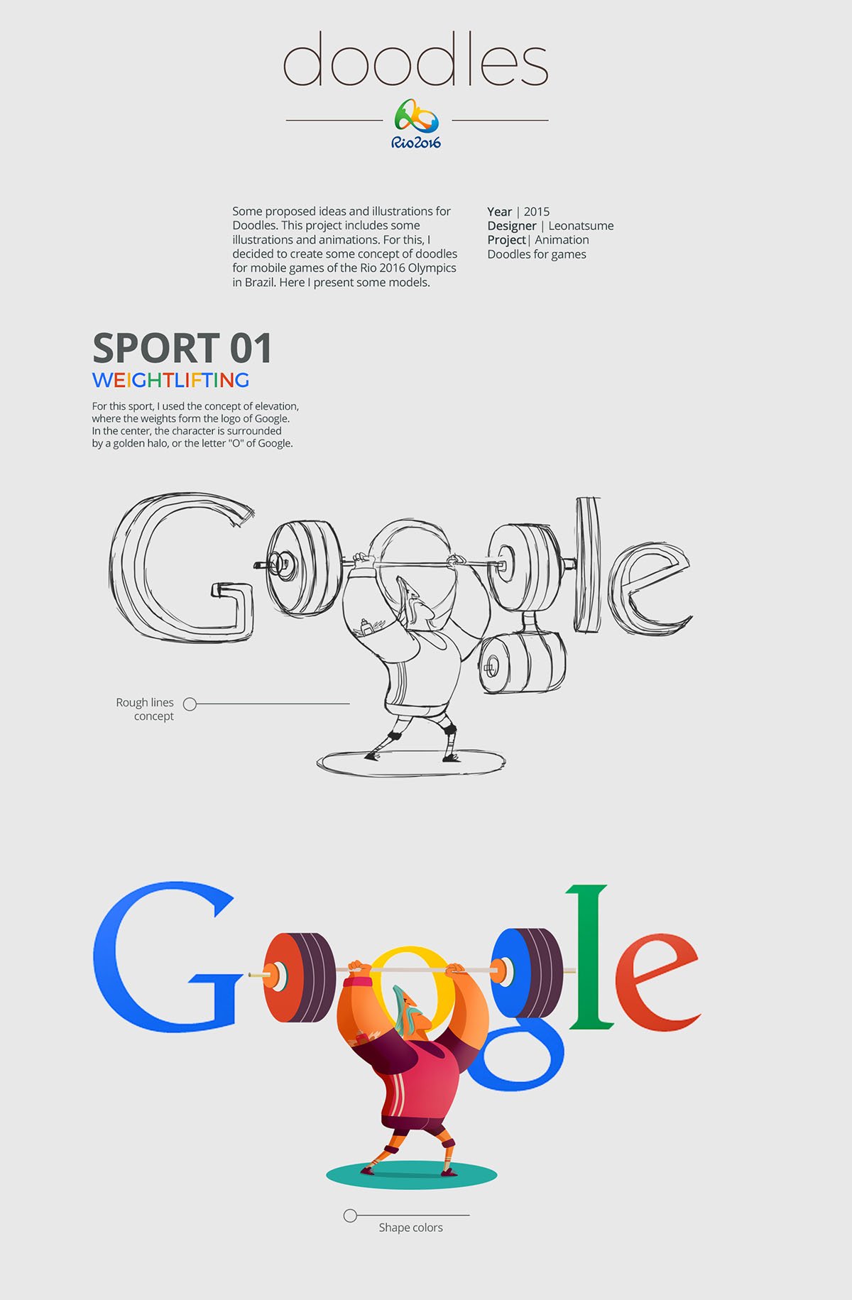 Google Doodles 插畫創(chuàng)意形象設計展示