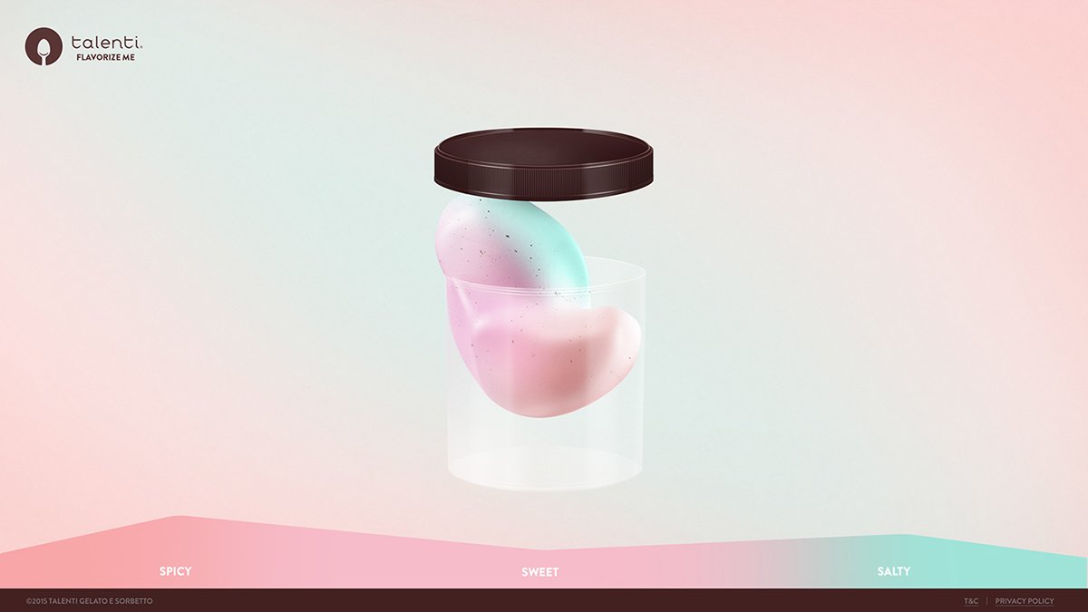 “flavoriser”冰淇淋品牌設計  包裝塑形展示