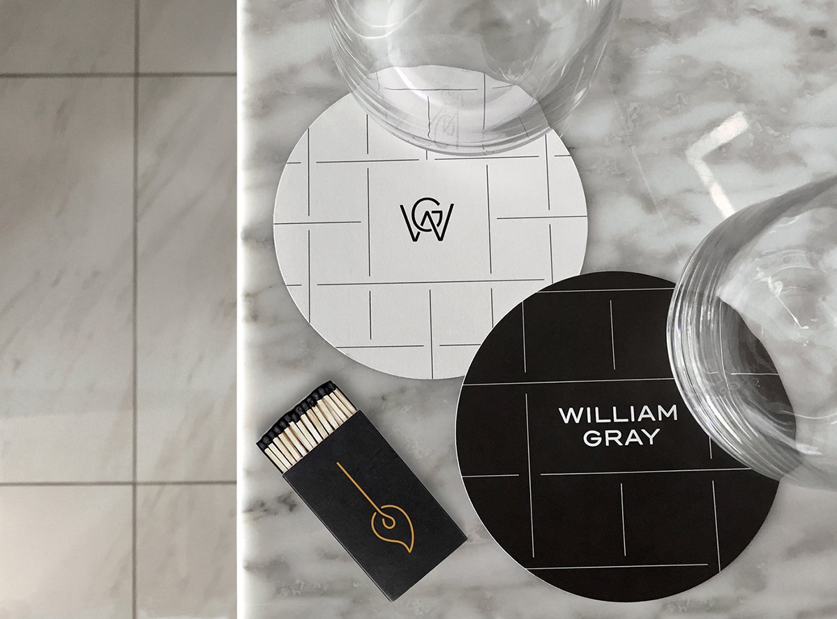 WILLIAM GRAY酒店品牌形象設(shè)計  標(biāo)簽設(shè)計