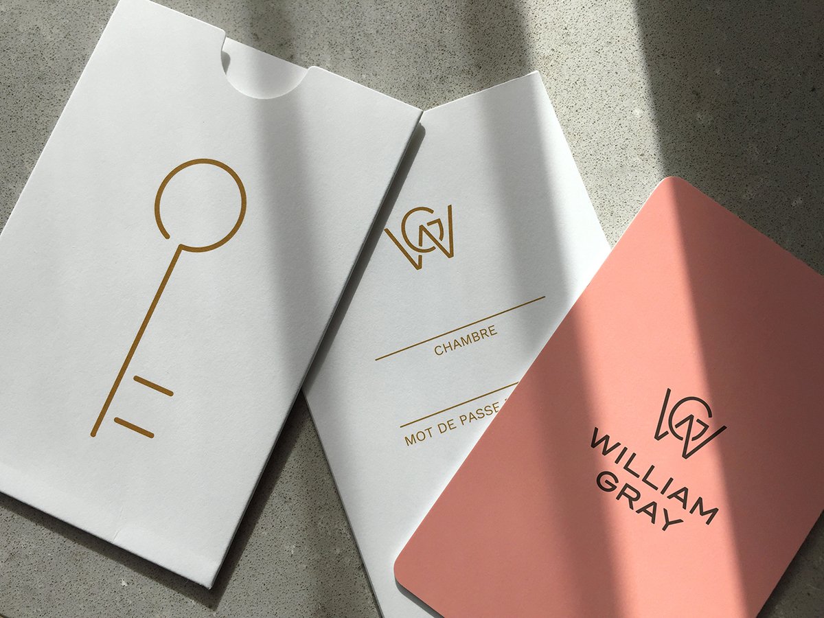 WILLIAM GRAY酒店品牌形象設(shè)計  信封設(shè)計