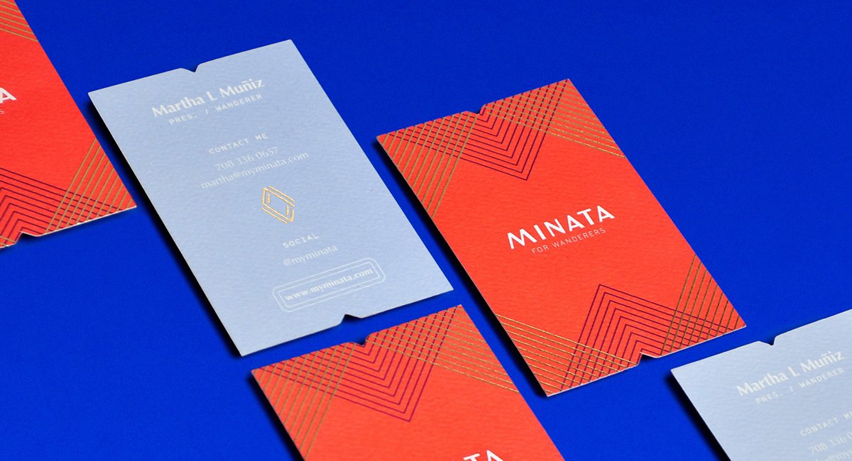 Minata鞋類公司品牌形象設計  單頁設計