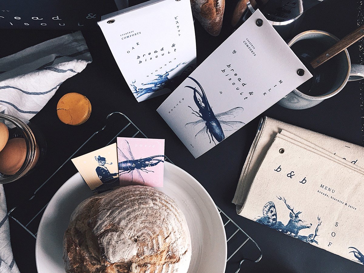 深圳品牌設(shè)計(jì)  深圳品牌策劃  Bbiscuit面包連鎖店視覺形象設(shè)計(jì)  吊牌設(shè)計(jì)