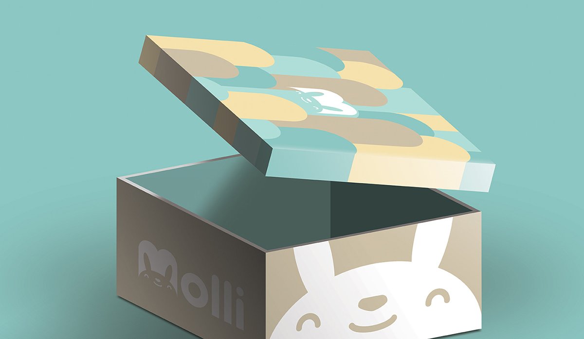 深圳品牌設(shè)計  深圳品牌策劃  Molli兒童服裝店品牌形象設(shè)計  包裝設(shè)計