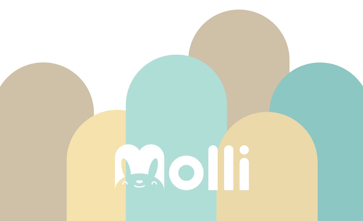 深圳品牌設(shè)計  深圳品牌策劃  Molli兒童服裝店品牌形象設(shè)計  標志設(shè)計