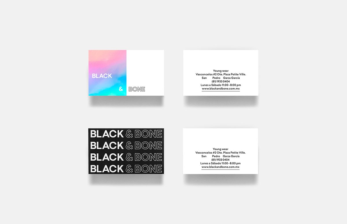 深圳品牌設計  深圳品牌策劃  BLACK女裝品牌形象設計  名片設計