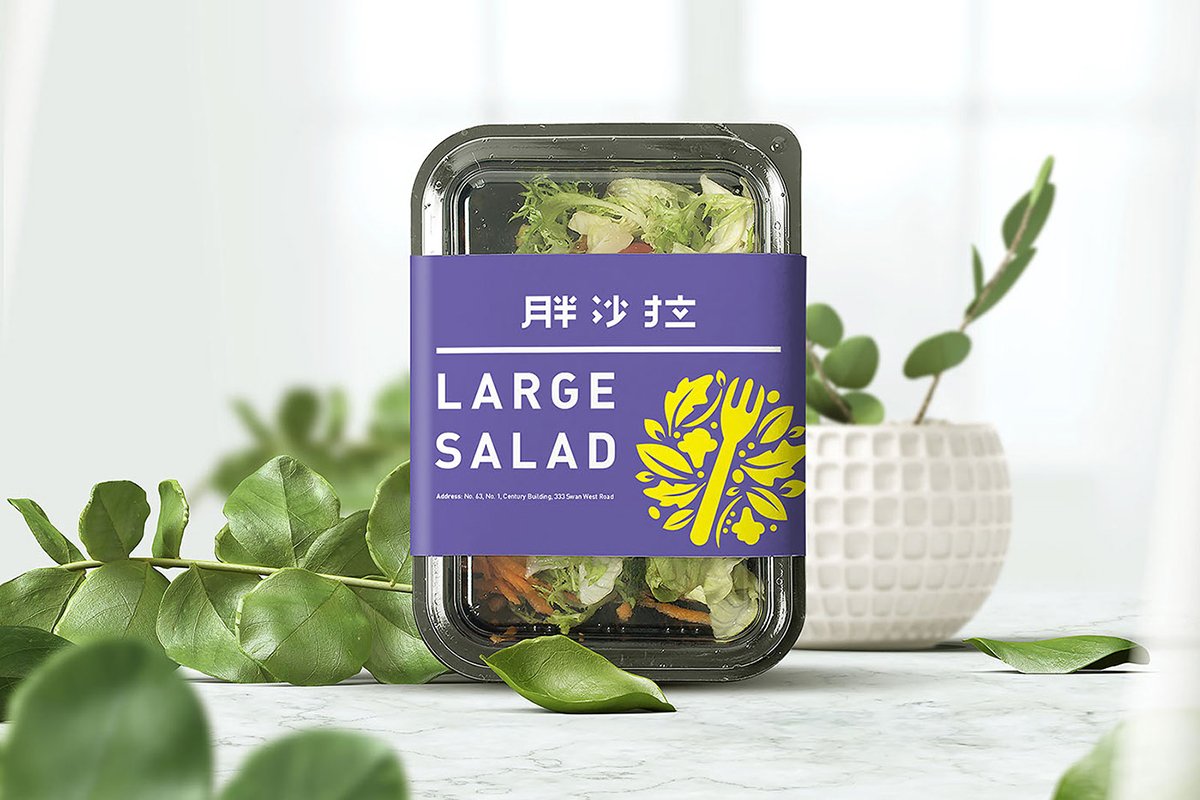 深圳品牌設(shè)計  深圳品牌策劃  胖沙拉輕食品牌形象設(shè)計  包裝設(shè)計