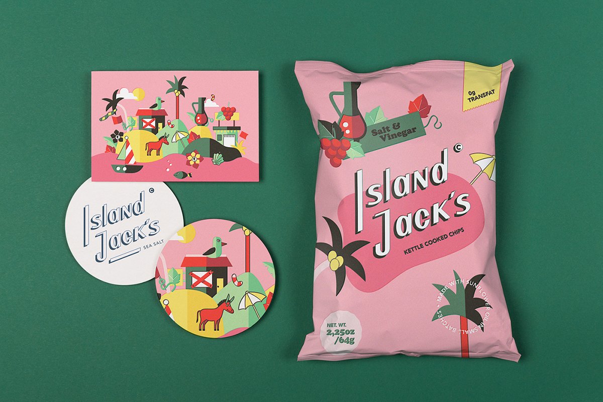 深圳品牌設(shè)計(jì)  深圳品牌策劃  島杰克薯片包裝設(shè)計(jì)形象  包裝設(shè)計(jì)