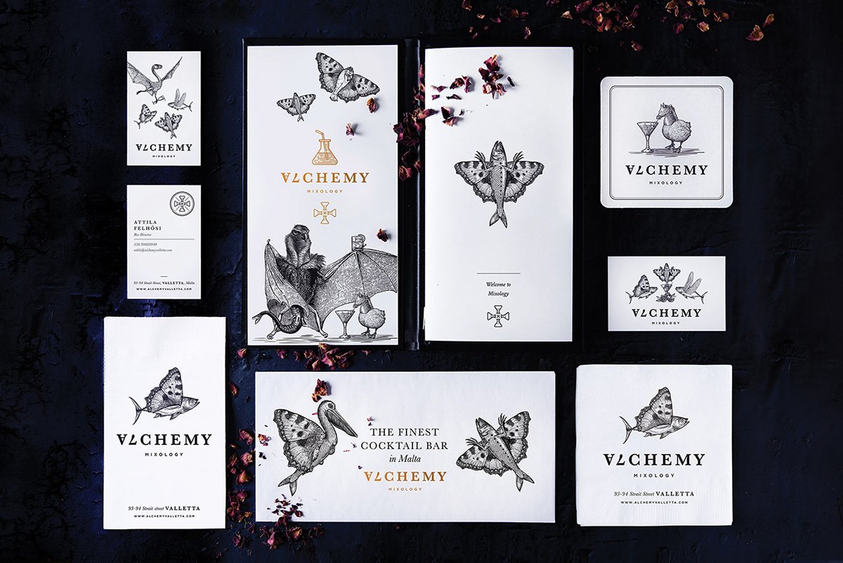 Alchemy Bar雞尾酒酒吧品牌設(shè)計(jì)欣賞,酒吧品牌設(shè)計(jì)，餐飲品牌設(shè)計(jì)，酒吧品牌策劃，酒吧品牌全案策劃，餐飲品牌策劃，深圳品牌設(shè)計(jì)，深圳品牌策劃，深圳品牌全案策劃，深圳品牌形象塑造，深圳包裝設(shè)計(jì)的，左右格局