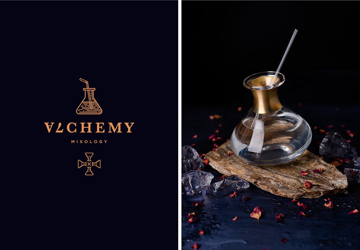 Alchemy Bar雞尾酒酒吧品牌設(shè)計(jì)欣賞,酒吧品牌設(shè)計(jì)，餐飲品牌設(shè)計(jì)，酒吧品牌策劃，酒吧品牌全案策劃，餐飲品牌策劃，深圳品牌設(shè)計(jì)，深圳品牌策劃，深圳品牌全案策劃，深圳品牌形象塑造，深圳包裝設(shè)計(jì)的，左右格局