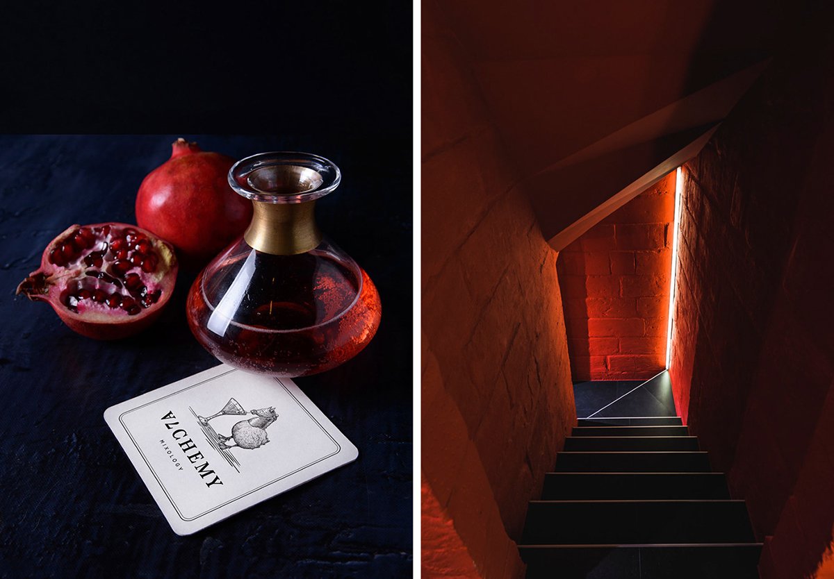 Alchemy Bar雞尾酒酒吧品牌設(shè)計(jì)欣賞,酒吧品牌設(shè)計(jì)，餐飲品牌設(shè)計(jì)，酒吧空間設(shè)計(jì)，酒吧品牌策劃，酒吧品牌全案策劃，餐飲品牌策劃，深圳品牌設(shè)計(jì)，深圳品牌策劃，深圳品牌全案策劃，深圳品牌形象塑造，深圳包裝設(shè)計(jì)，深圳空間設(shè)計(jì)，左右格局