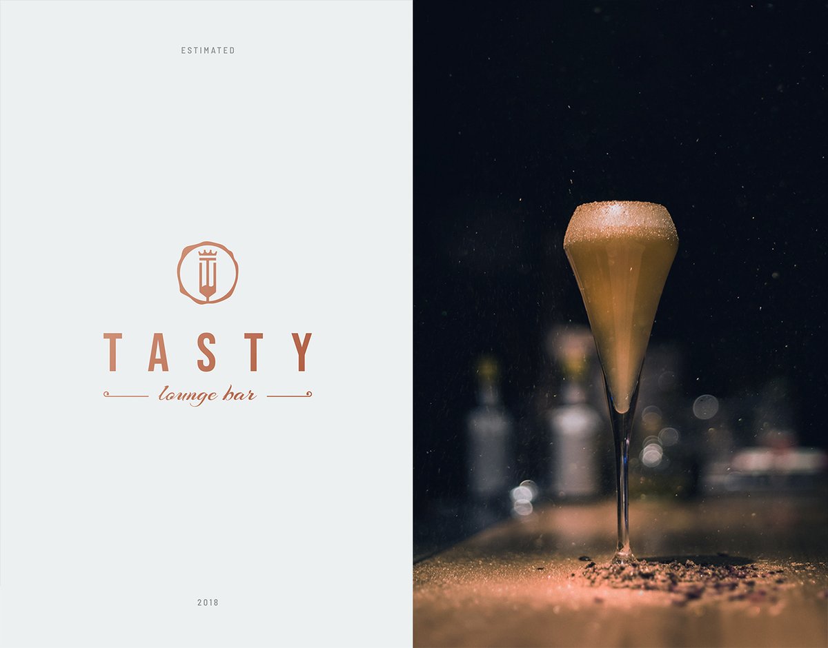 Tasty Lounge Bar意大利餐廳（餐飲）品牌設(shè)計和超級符號，品牌設(shè)計，餐飲品牌設(shè)計，超級符號設(shè)計，餐廳品牌設(shè)計，深圳品牌設(shè)計