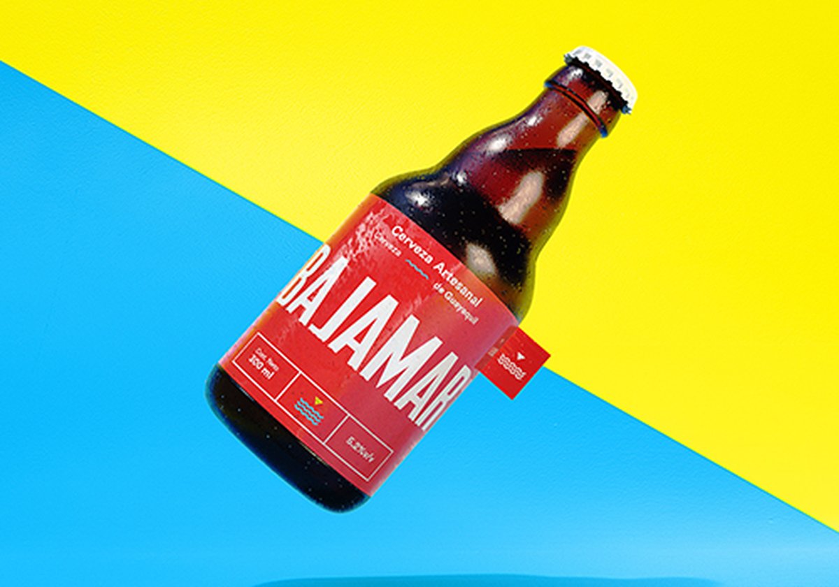 Bajamar 厄瓜多爾精釀啤酒品牌設計和品牌標識設計