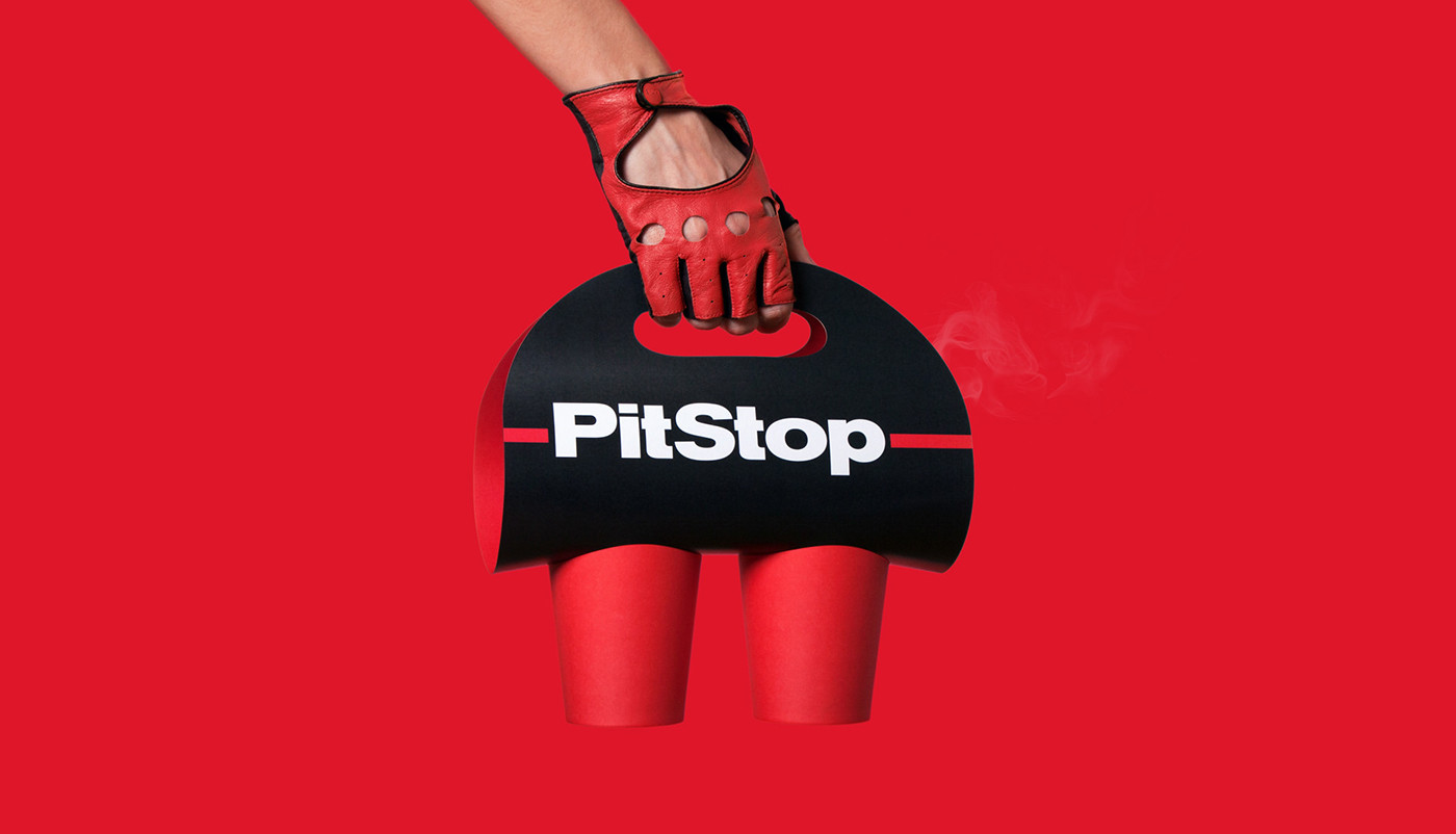 快餐連鎖店 PitStop 品牌形象升級案例，快餐品牌設(shè)計，深圳品牌設(shè)計，品牌形象升級，左右格局
