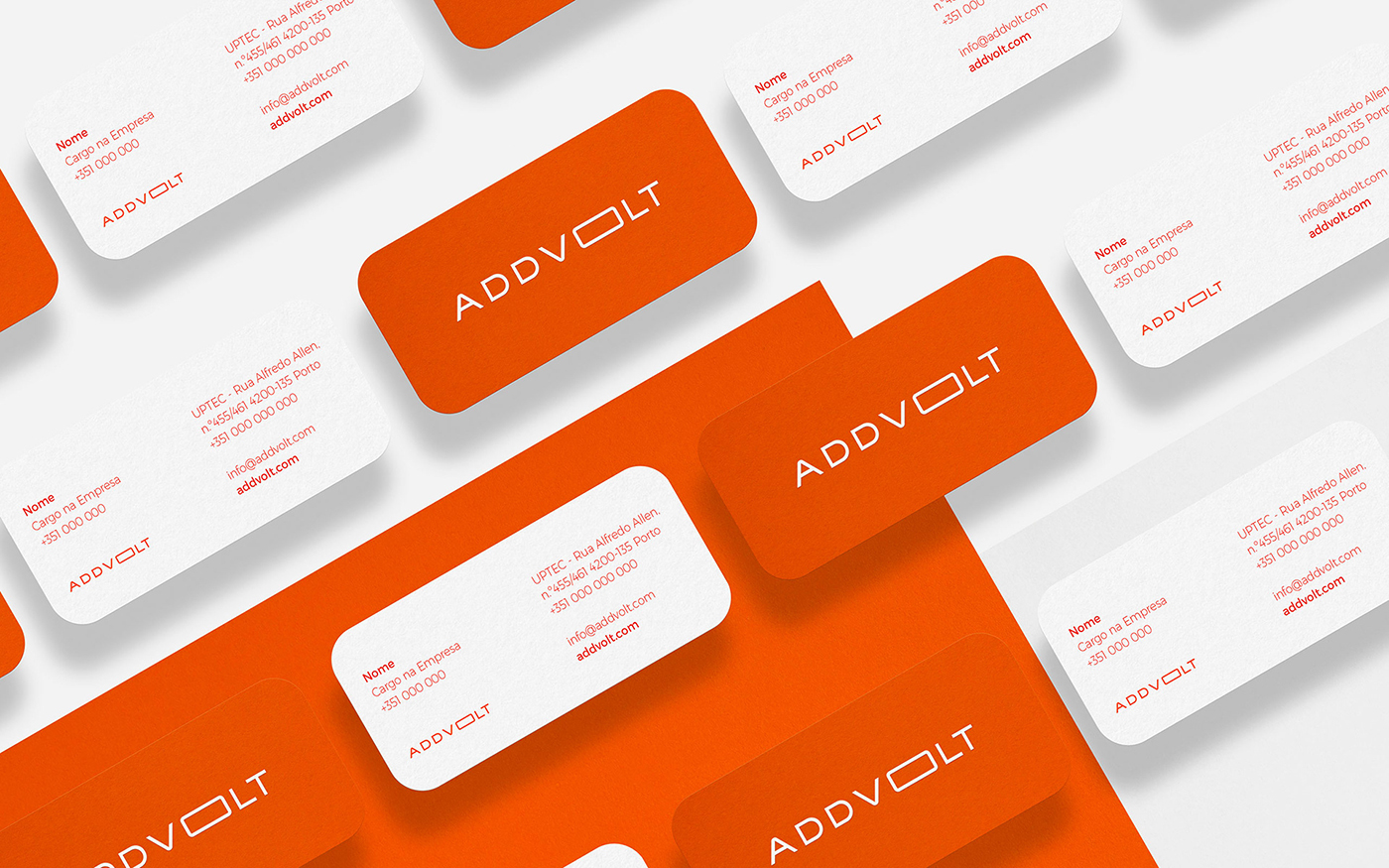 葡萄牙Addvolt 創(chuàng)新科技企業(yè)品牌設計欣賞，企業(yè)形象設計，深圳品牌設計，左右格局