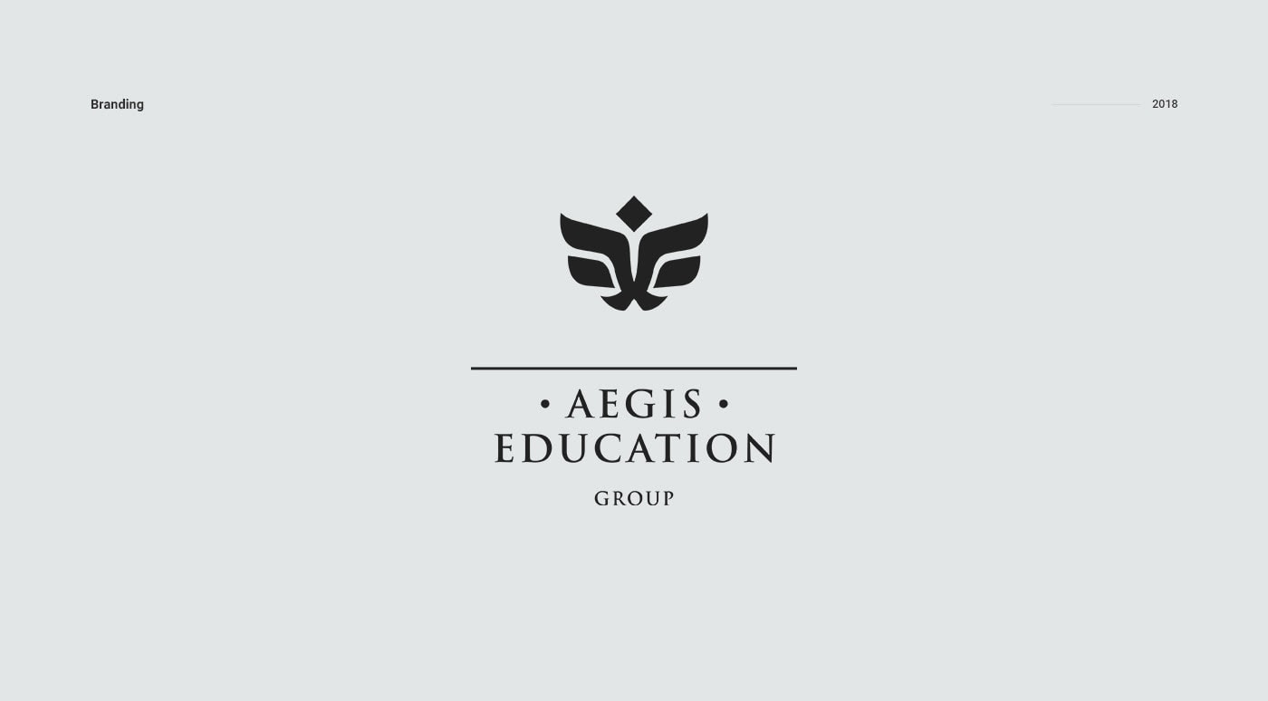 國(guó)際高端Aegis教育集團(tuán)品牌戰(zhàn)略定位案例，教育品牌設(shè)計(jì)，企業(yè)形象設(shè)計(jì)，品牌戰(zhàn)略定位，深圳品牌設(shè)計(jì)，左右格局
