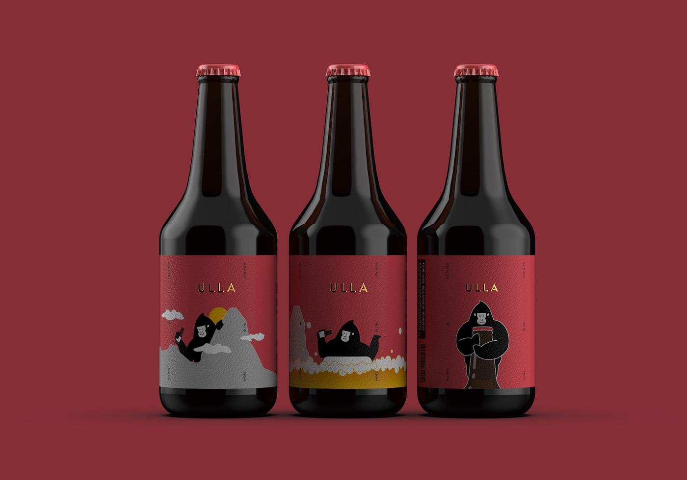 精釀啤酒ULLA品牌設計——品牌IP化案例欣賞，餐飲品牌設計，品牌設計公司，品牌IP化，深圳品牌設計，左右格局