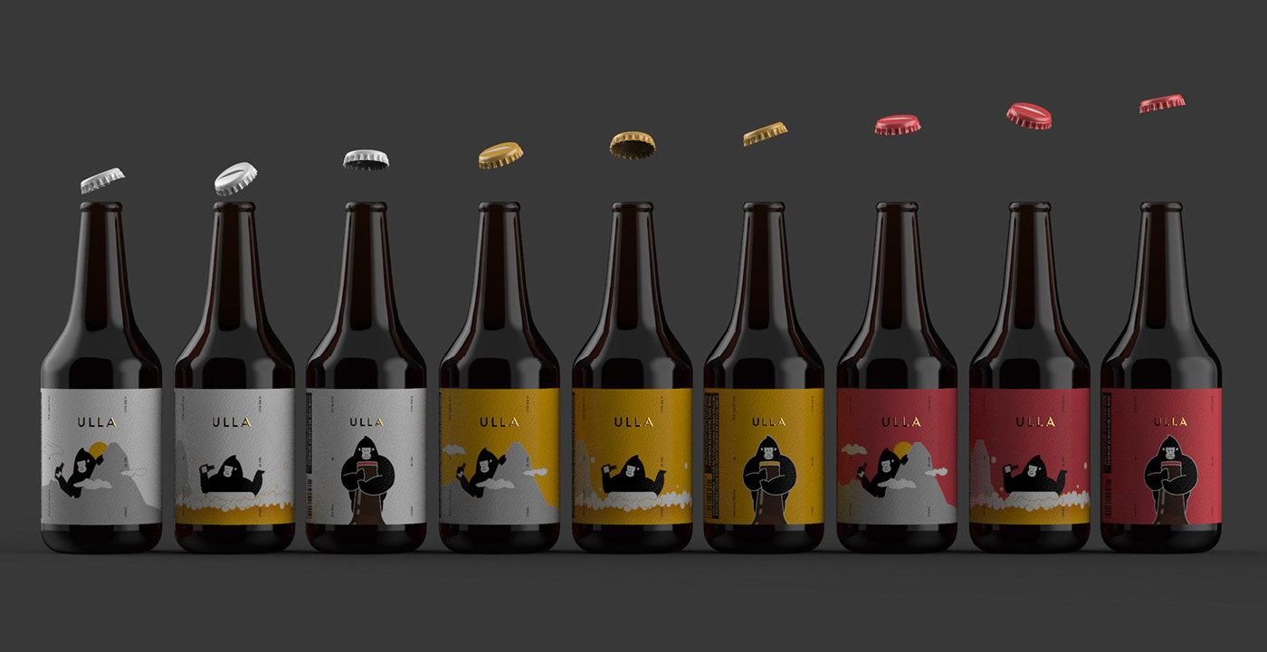 精釀啤酒ULLA品牌設計——品牌IP化案例欣賞，餐飲品牌設計，品牌設計公司，品牌IP化，深圳品牌設計，左右格局