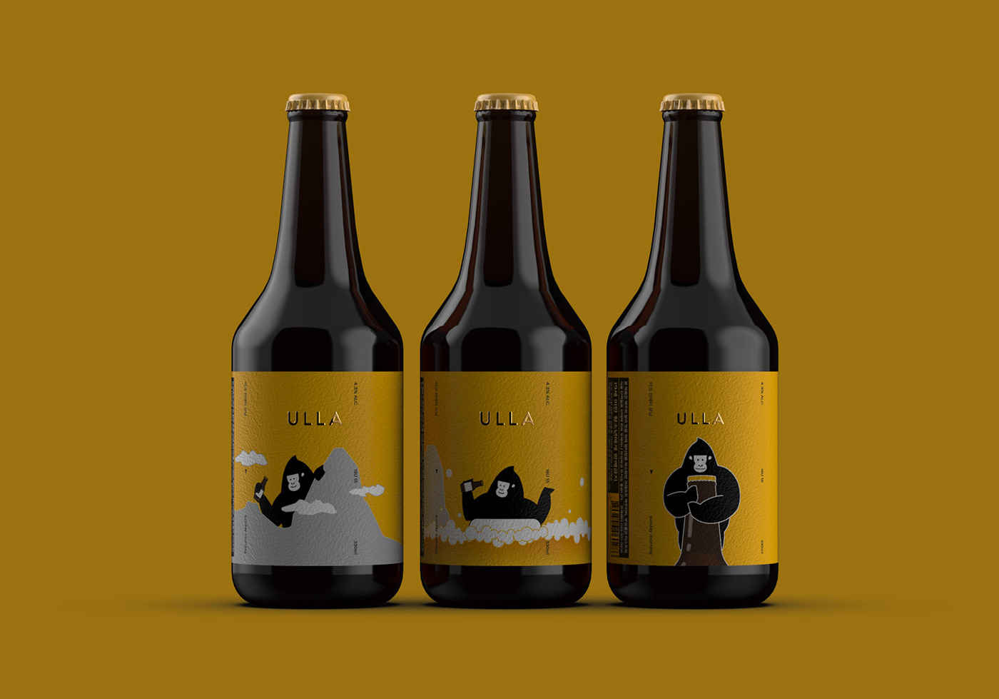 精釀啤酒ULLA品牌設計——品牌IP化案例欣賞，餐飲品牌設計，品牌設計公司，品牌IP化，深圳品牌設計，左右格局