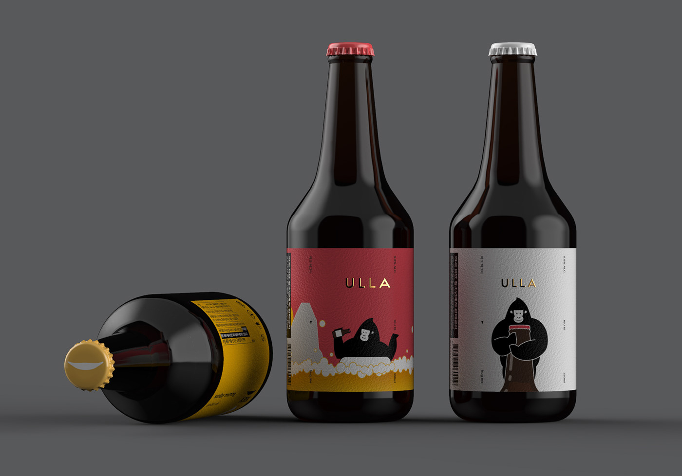 精釀啤酒ULLA品牌設計——品牌IP化案例欣賞，餐飲品牌設計，品牌設計公司，品牌IP化，深圳品牌設計，左右格局