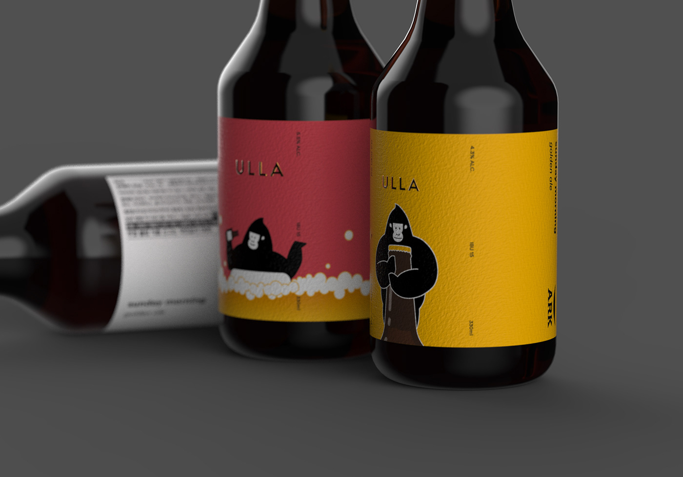 精釀啤酒ULLA品牌設計——品牌IP化案例欣賞，餐飲品牌設計，品牌設計公司，品牌IP化，深圳品牌設計，左右格局