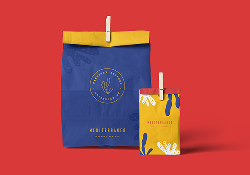 Mediterra?neo 高級快餐店品牌營銷和品牌包裝設計案例