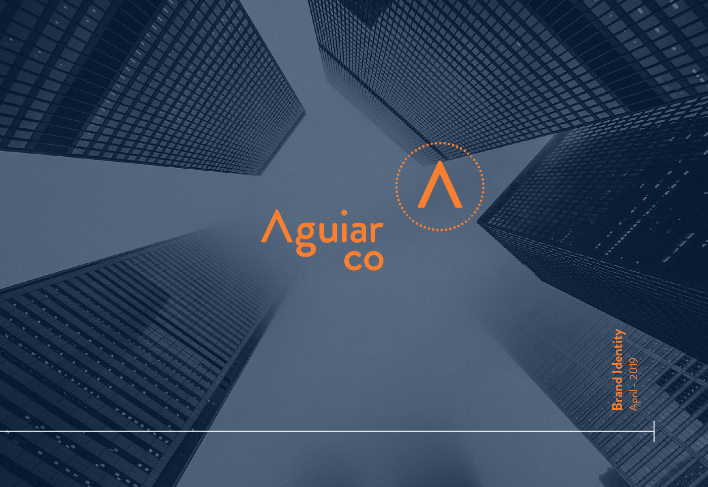 商業(yè)金融咨詢公司 AguiarCo 品牌形象設計案例，金融品牌設計，企業(yè)形象設計，深圳品牌設計，左右格局
