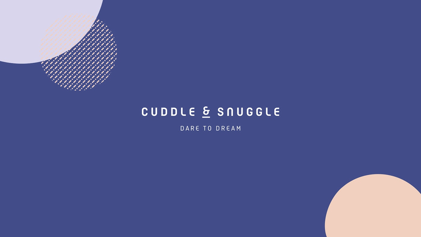 現(xiàn)代奢華Cuddle Snuggle家紡品牌設(shè)計和品牌策劃案例，家居品牌設(shè)計，家居品牌策劃，深圳品牌設(shè)計，左右格局